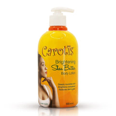 CAROTÏS crema corporal iluminadora en envase de 500 ml para piel radiante.