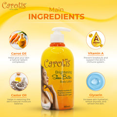 CAROTÏS textura nutritiva con manteca de karité para piel suave.