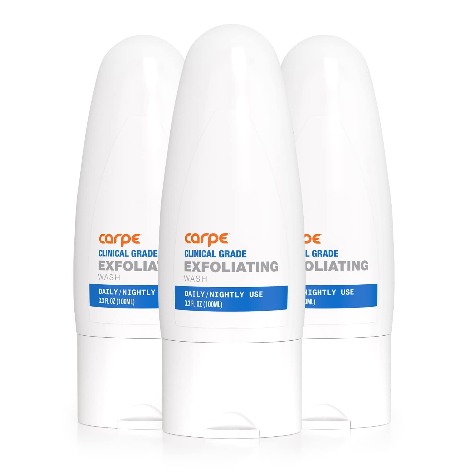 Carpe exfoliante de axilas, empaque de 3 unidades para protección de olor.