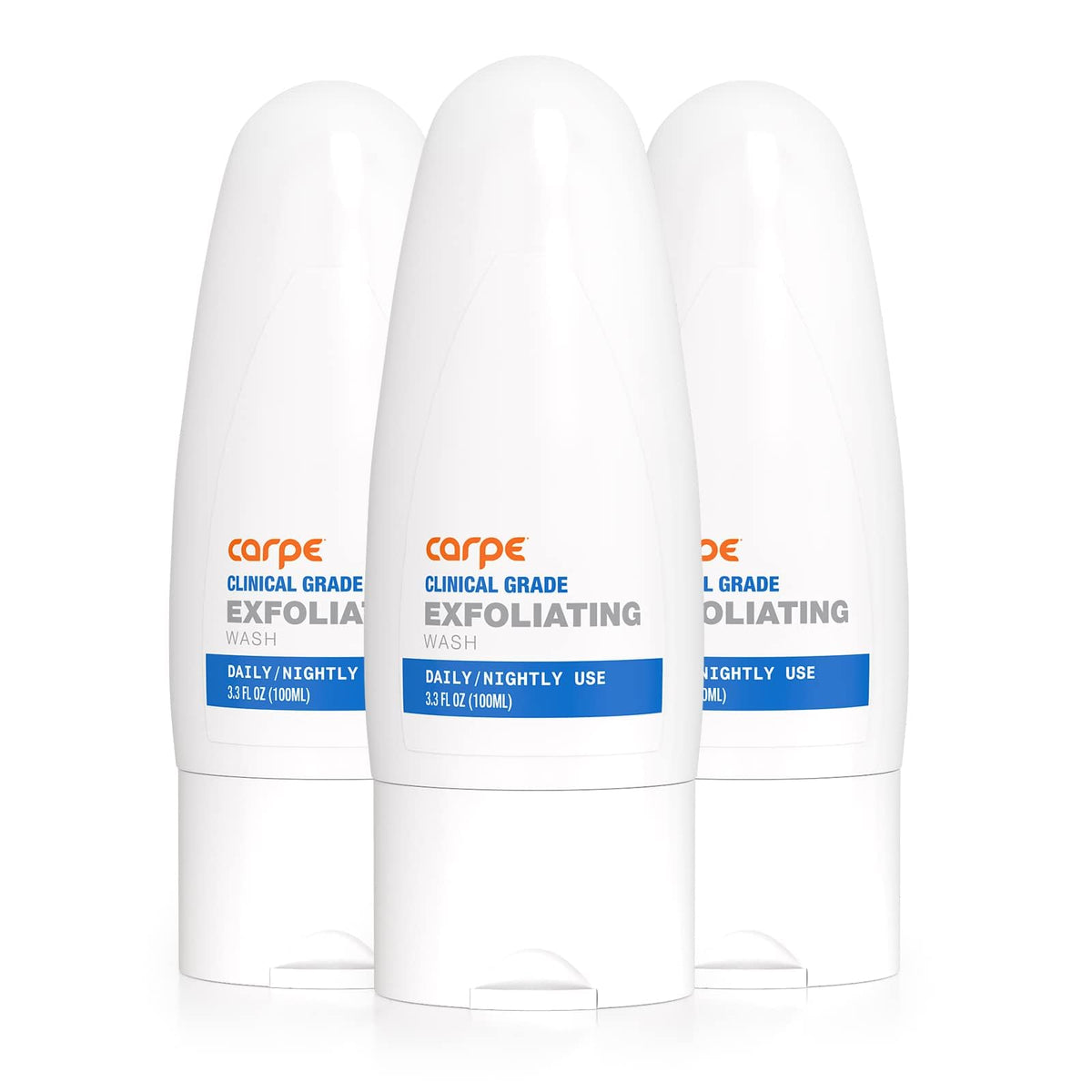 Carpe exfoliante de axilas, empaque de 3 unidades para protección de olor.