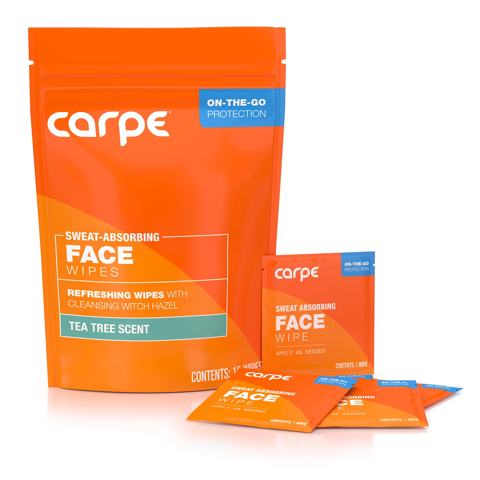 Carpe toallitas faciales en gimnasio para refrescarse y limpiar