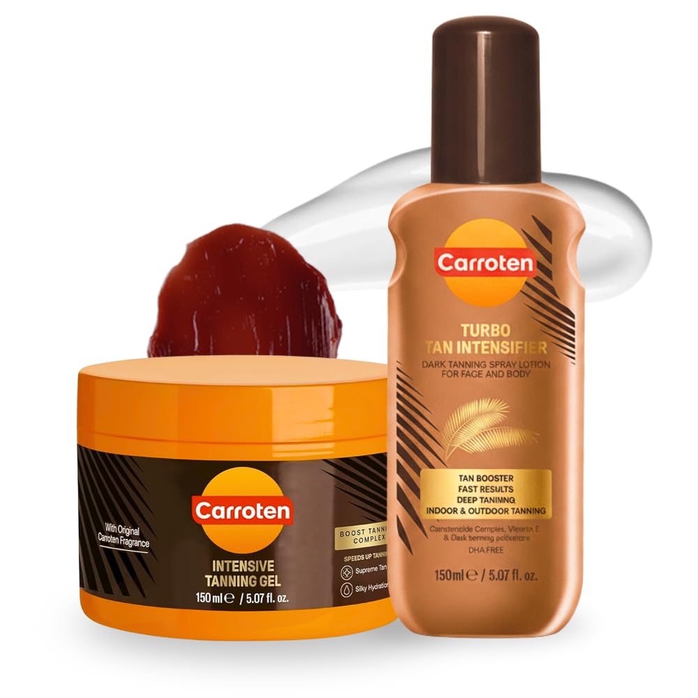 Carroten Turbo Tan Intensifier en spray para preparar la piel y acelerar bronceado