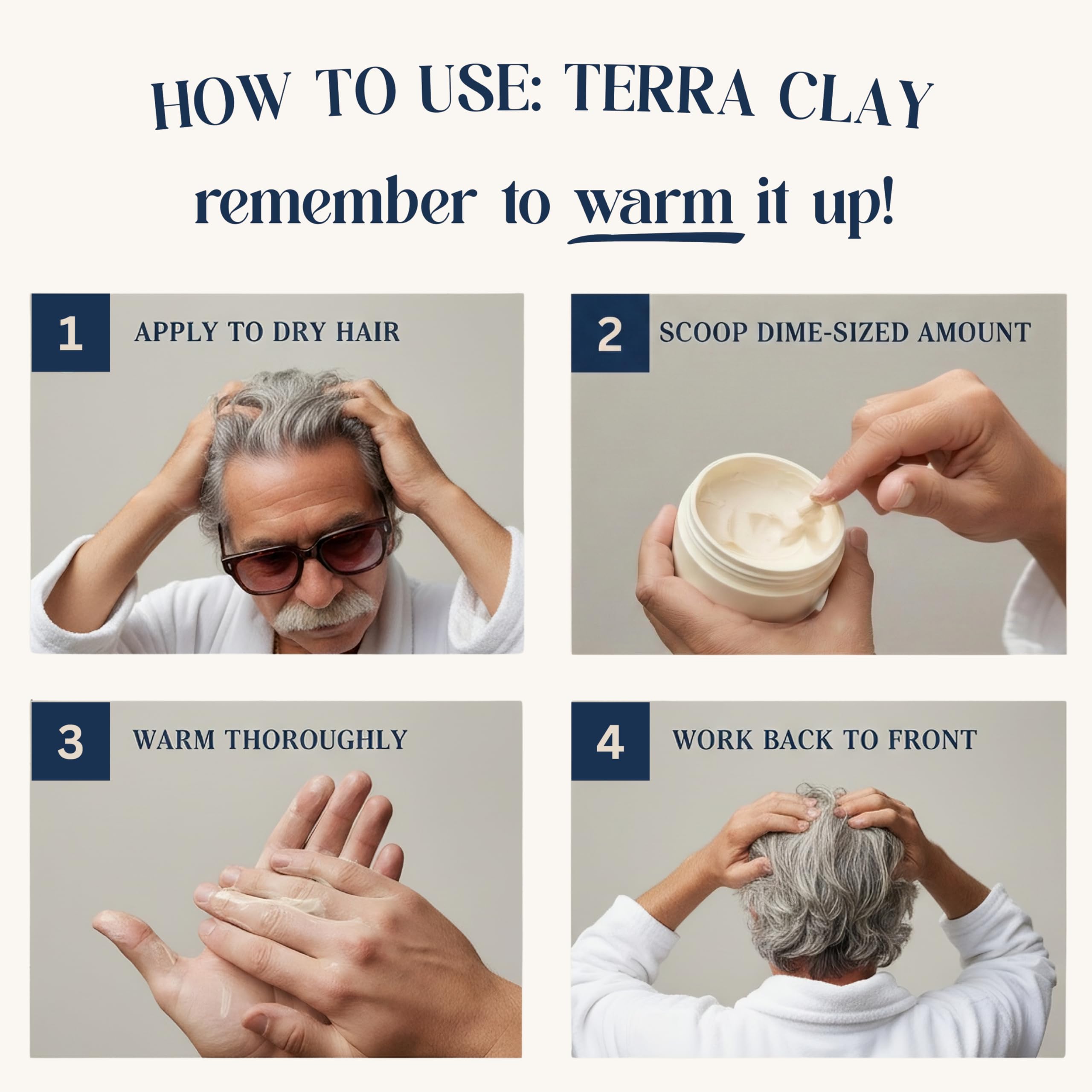 Etiqueta Terra Clay sin fragancia, ideal para piel sensible