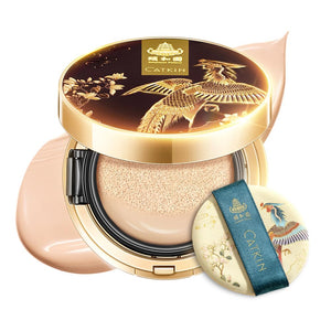 Catkin Cojín Fénix, empaque exterior dorado para regalo elegante
