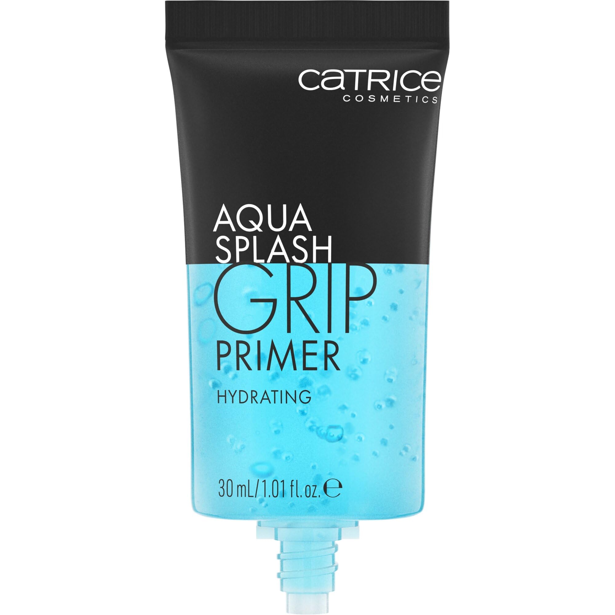 Catrice Aqua Splash Grip Primer, textura gel transparente para una piel fresca y lista para maquillaje.