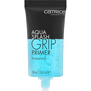 Catrice Aqua Splash Grip Primer, textura gel transparente para una piel fresca y lista para maquillaje.