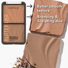 Catrice Butter Like Bronze & Contour Palette aplicación suave para un look diario