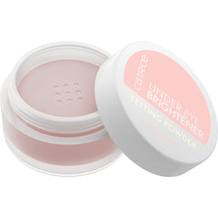 Polvo iluminador para ojos Catrice 010 Rosa Claro en envase compacto, ideal para retoques.
