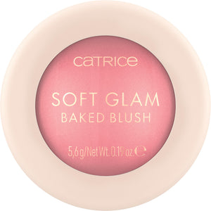 Catrice Soft Glam Baked Blush muestra empaque elegante para uso diario.