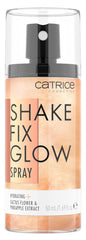 Catrice Shake Fix Glow Spray fijador con brillo suave para maquillaje