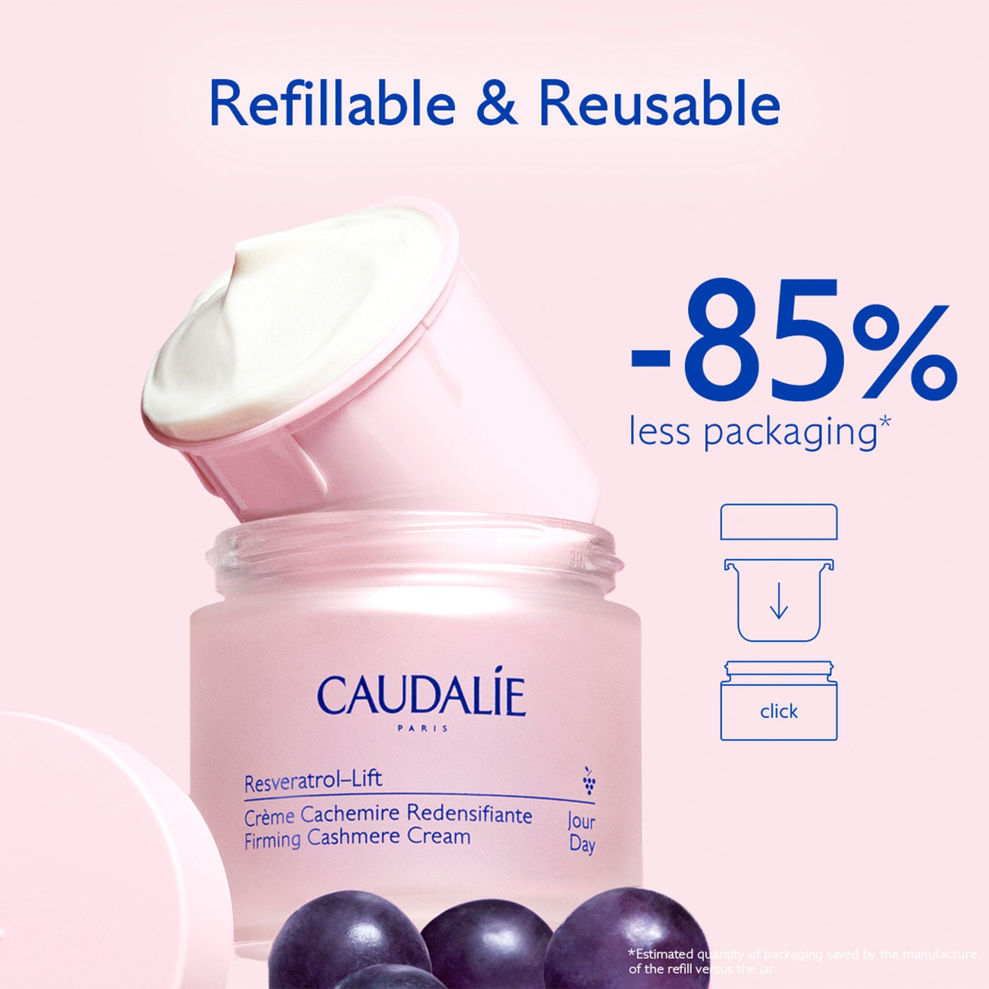 Envase recargable facilita renovar la crema sin generar residuos