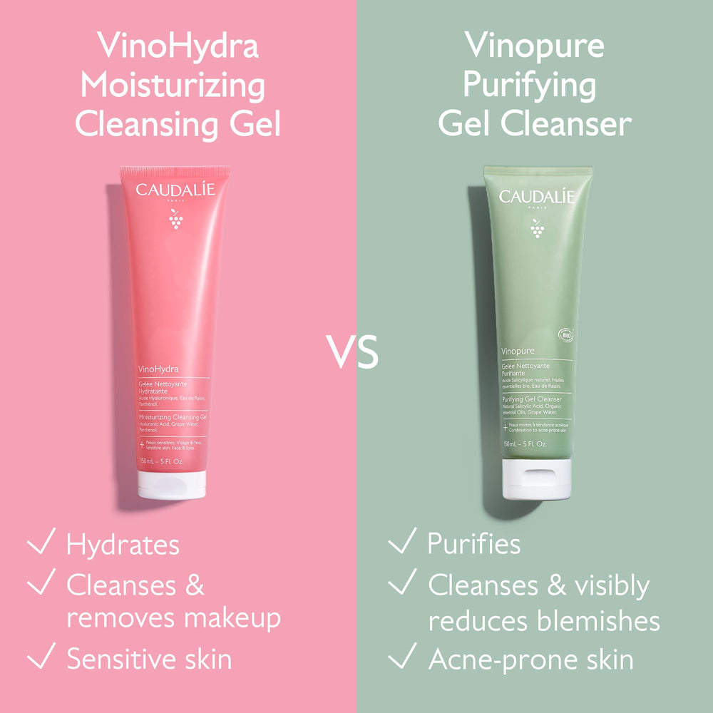 Caudalie VinoHydra: hialuronico y panthenol fortalecen la barrera cutánea.