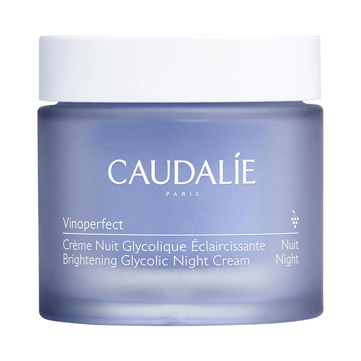 Caudalie Vinoperfect envase recargable de crema nocturna para menor impacto.
