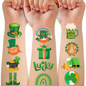 Tatuajes CAVALATAT dia de san patricio ninos 50 piezas variedad divertida para fiestas
