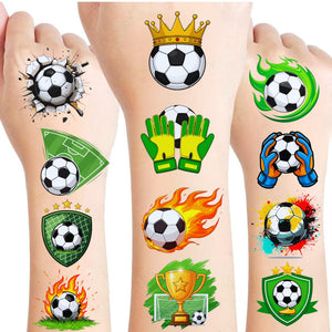 CAVALATAT tatuajes fútbol balon: ideales para decorar fiestas y sorprender a los niños