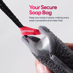 CAVEEM bolsa para jabón secado rápido en ducha.