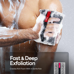 Esponja exfoliante corporal dura de Caveem para piel áspera