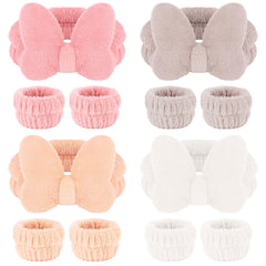 Banda Cavetee spa con mariposa para lavado facial y cabello recogido