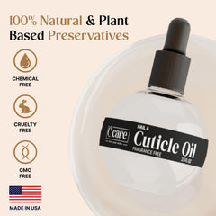 C CARE con aplicador de gotas para tratamiento nocturno de cutículas