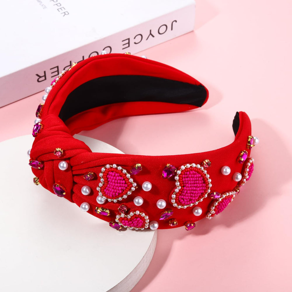 Diadema CEALXHENY con cristales rosa para sesiones de fotos.