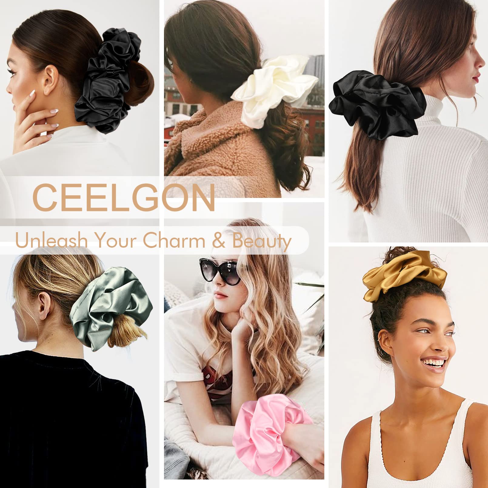 CEELGON diseño extra grande para peinados llamativos