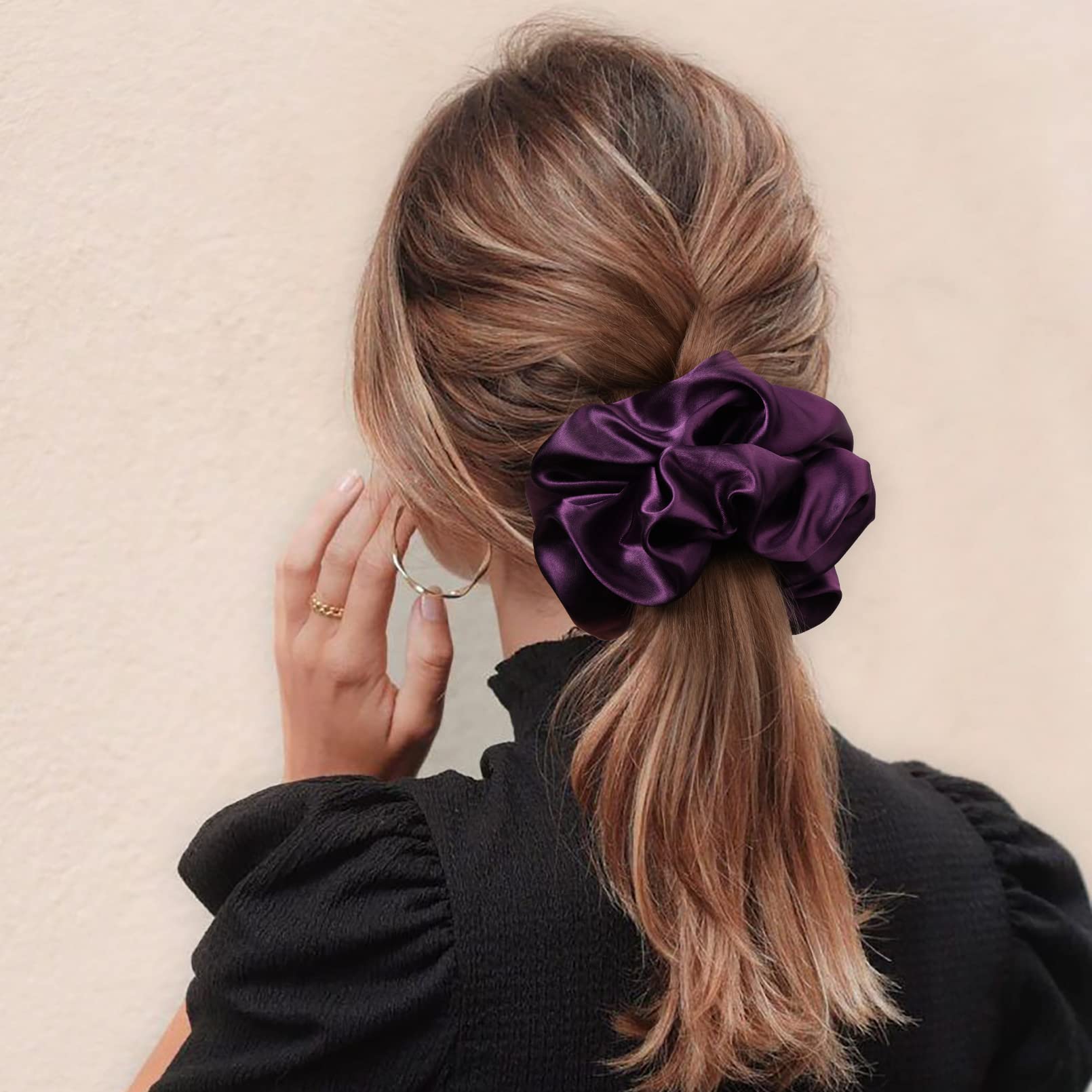 CEELGON scrunchies uso múltiple, ideales para coleta o moño.