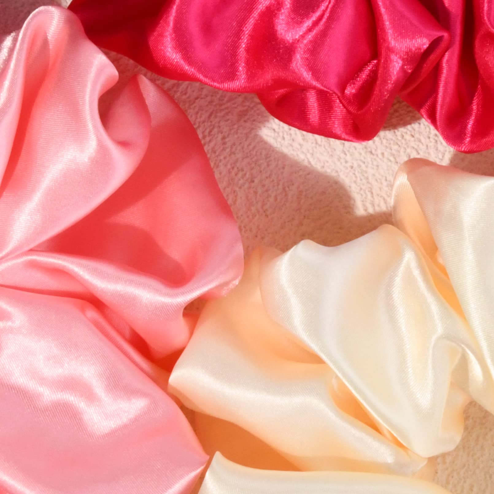 CEELGON scrunchies color variado, combina con conjuntos y peinados.