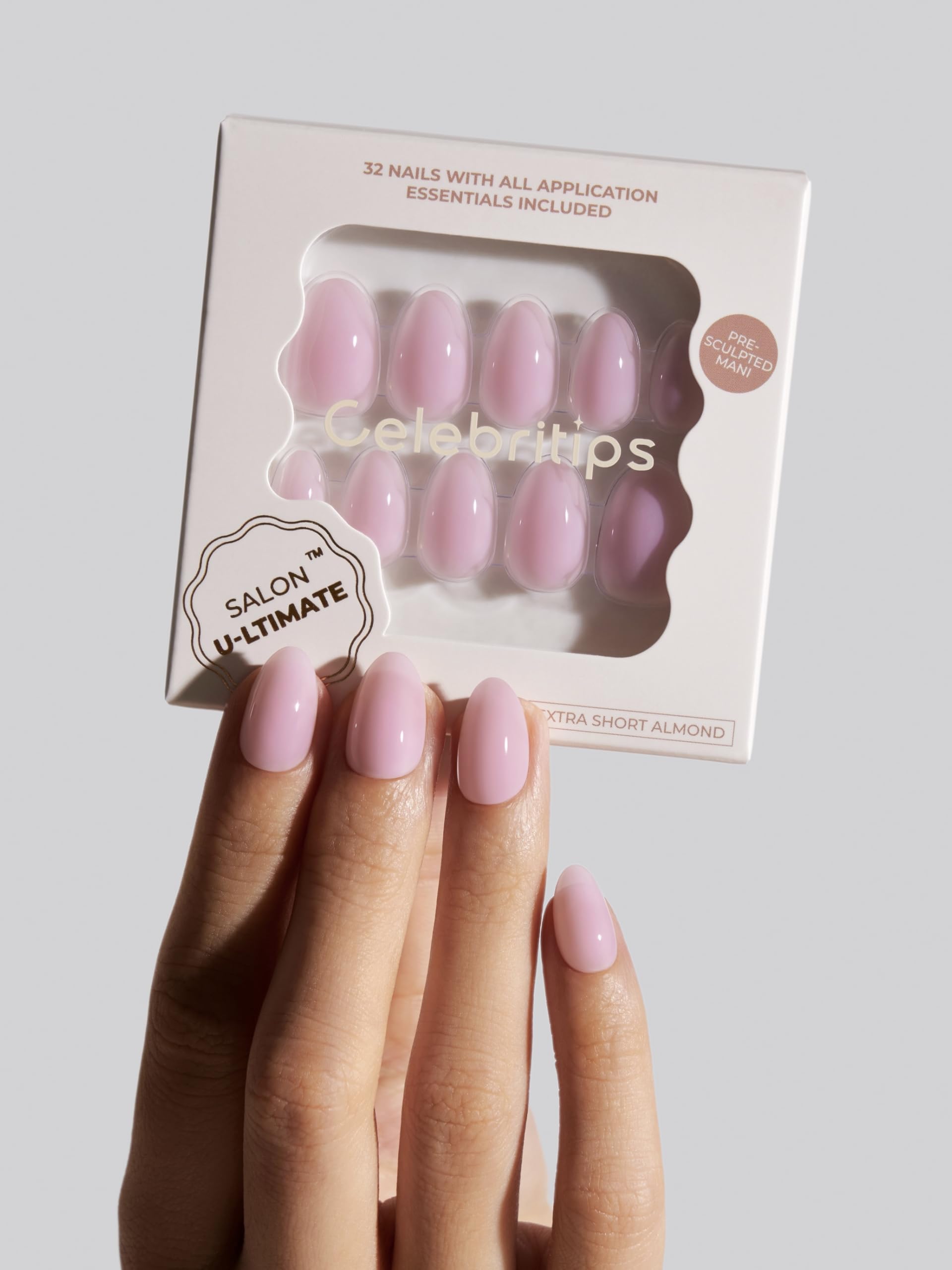Celebritips Salon U-ltimate: pegamento y adhesivo para fijación precisa.