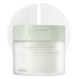 celimax Ji.Woo.Gae Toner Pad empaque compacto para uso diario y conveniente.