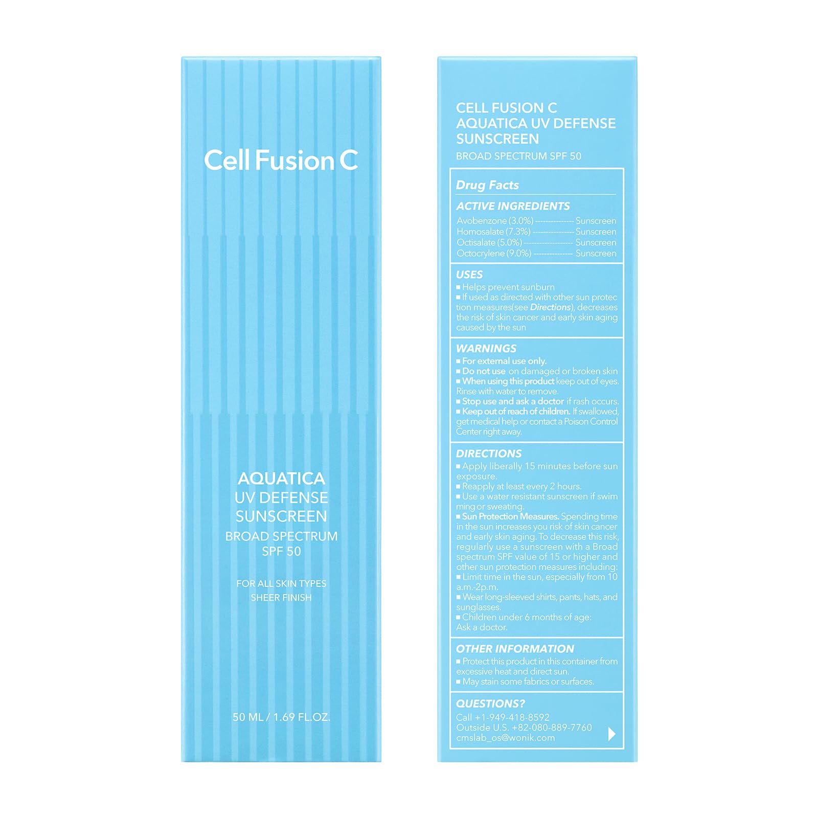 Rutina diaria con Aquatica UV Defense SPF 50 para protección facial.