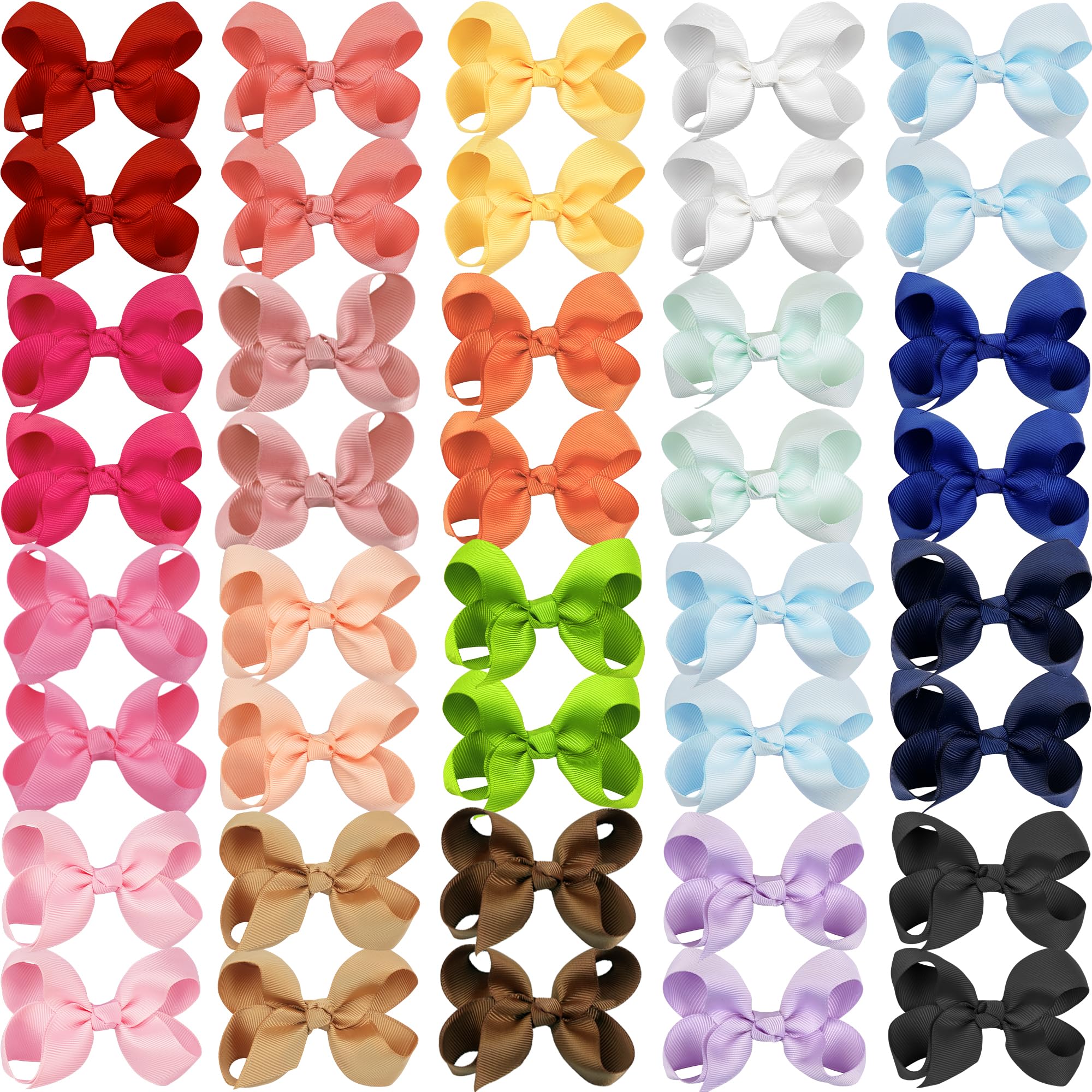 Lazo Cellot de 3 pulgadas azul para niñas, perfecto para peinados y atuendos escolares.