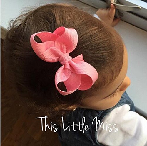 Lazo Cellot de 3 pulgadas neutro para niñas, combina con cualquier conjunto.