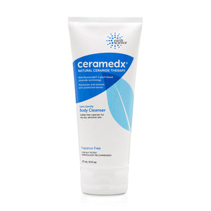 Ceramedx, botella de limpiador suave para piel seca.