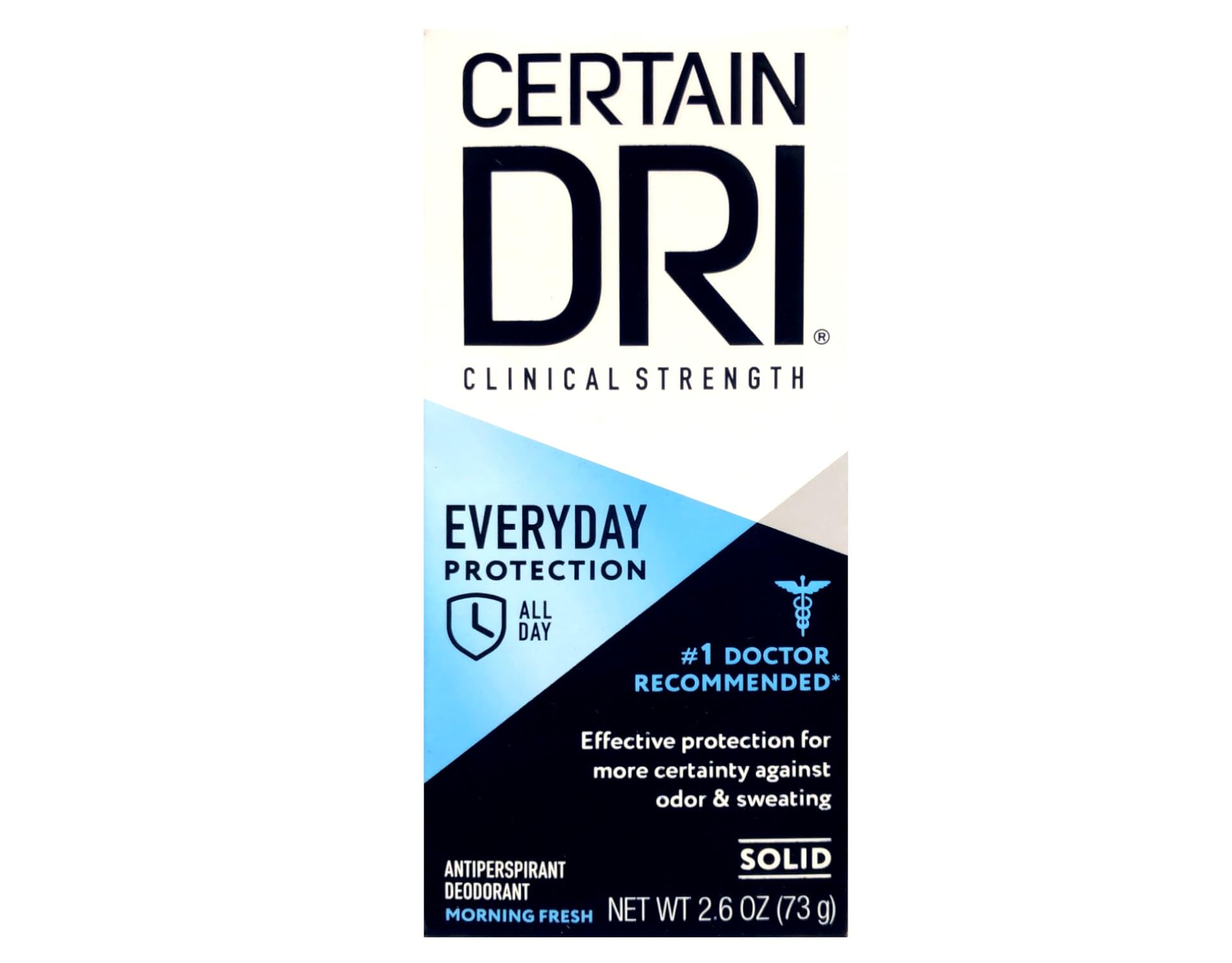 Certain Dri A.M. Solid, uso diario para iniciar la mañana con confianza.