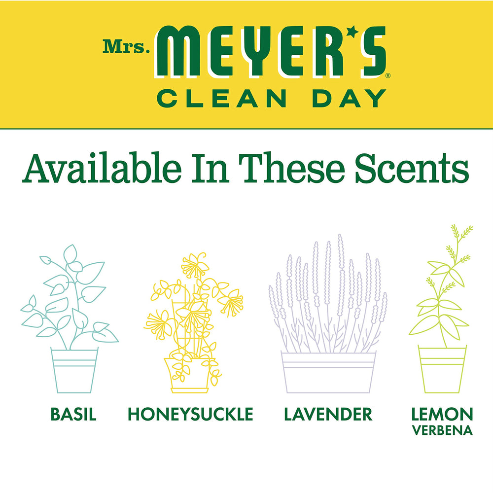 Loción Honeysuckle de Mrs. Meyer's Clean Day, certificado libre de crueldad.