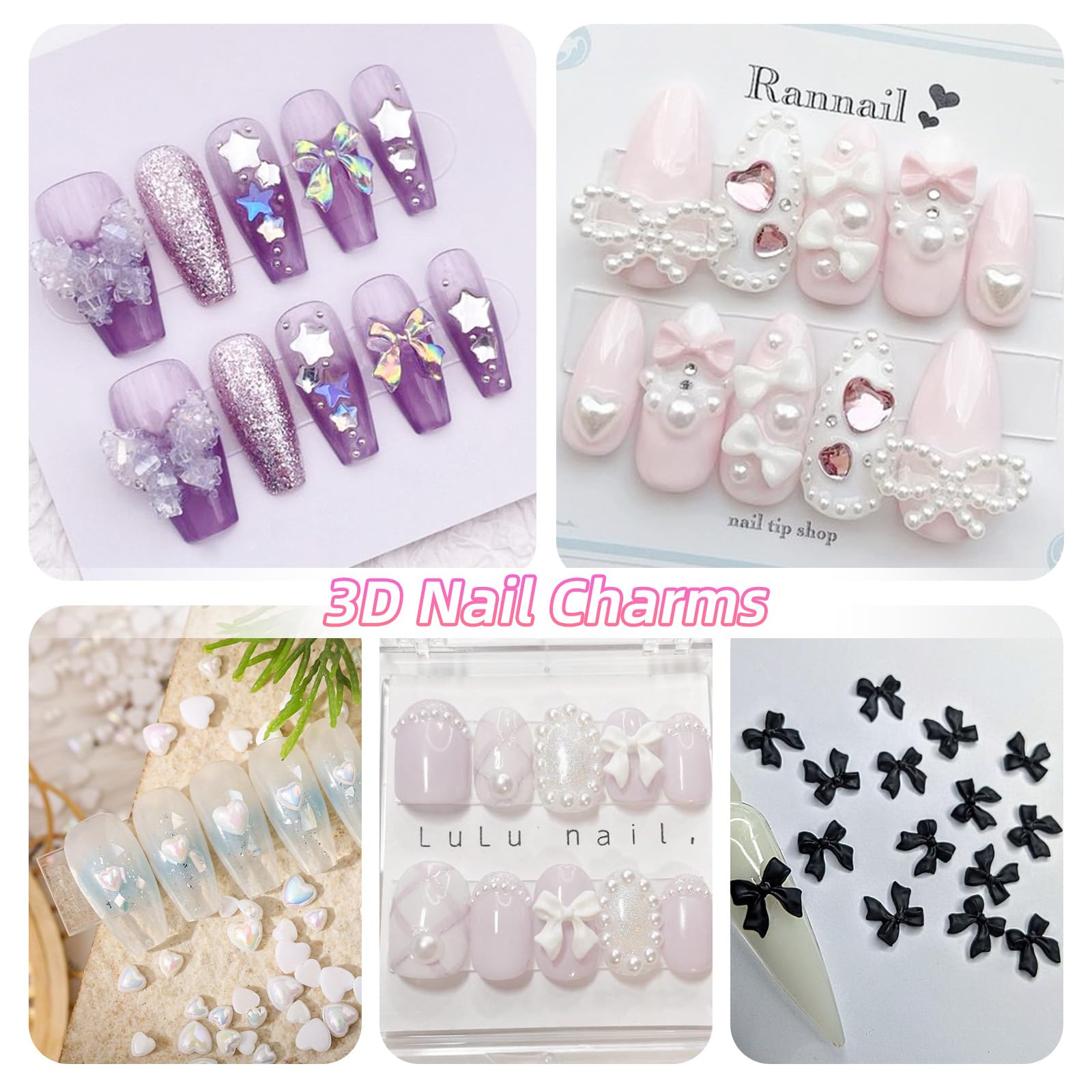 CESUSME set completo para uñas, incluye pinzas y herramientas para fijar.