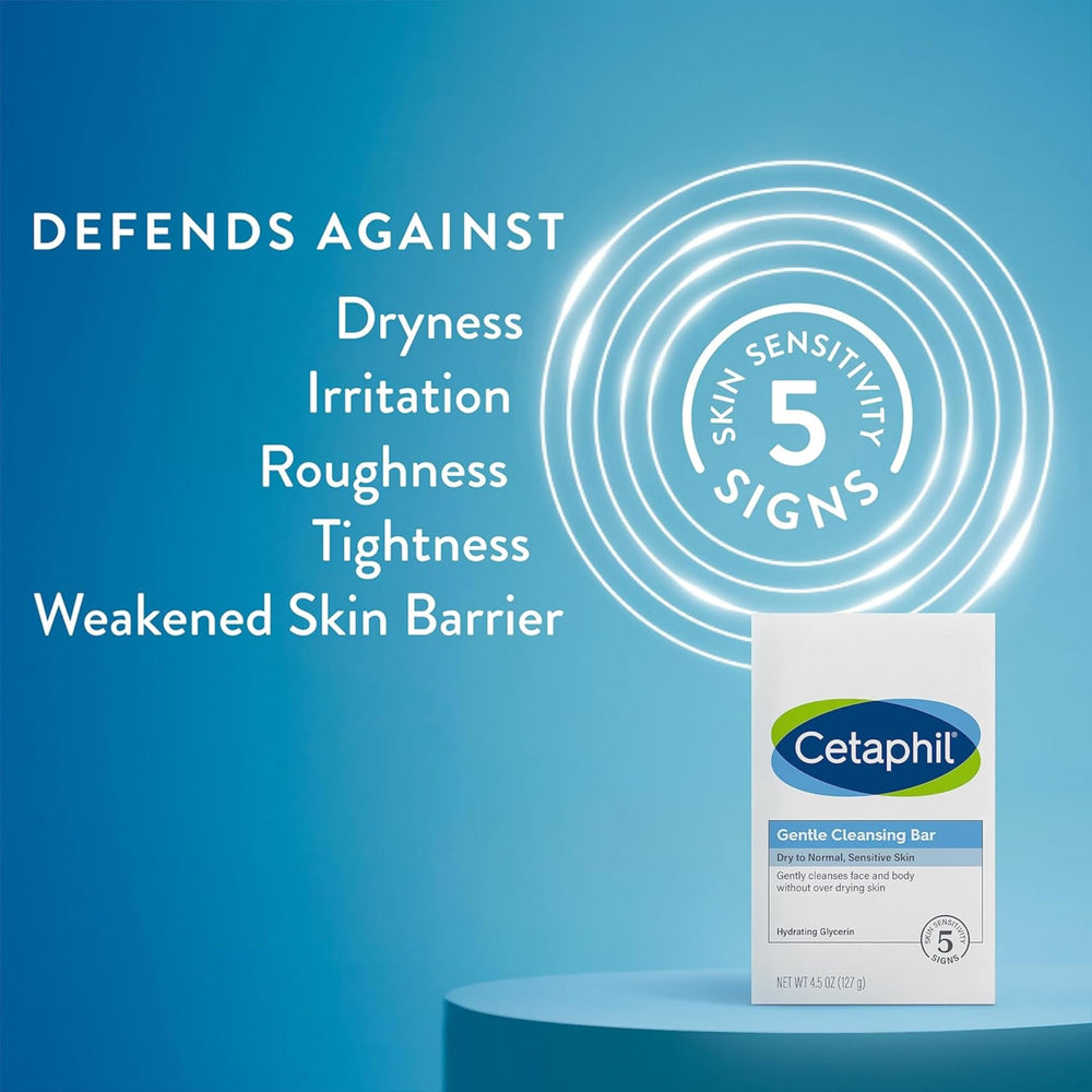 Cetaphil Barra espuma cremosa para limpieza eficaz