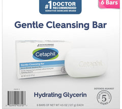 Cetaphil Barra limpieza suave en el frente del empaque