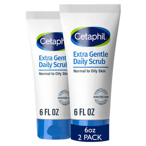 Cetaphil limpiador facial exfoliante con granulos microfinos para suavizar la piel y mejorar su textura.