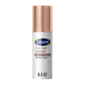 Cetaphil renovacion ocular gel en bote, cuidado suave para ojos cansados.