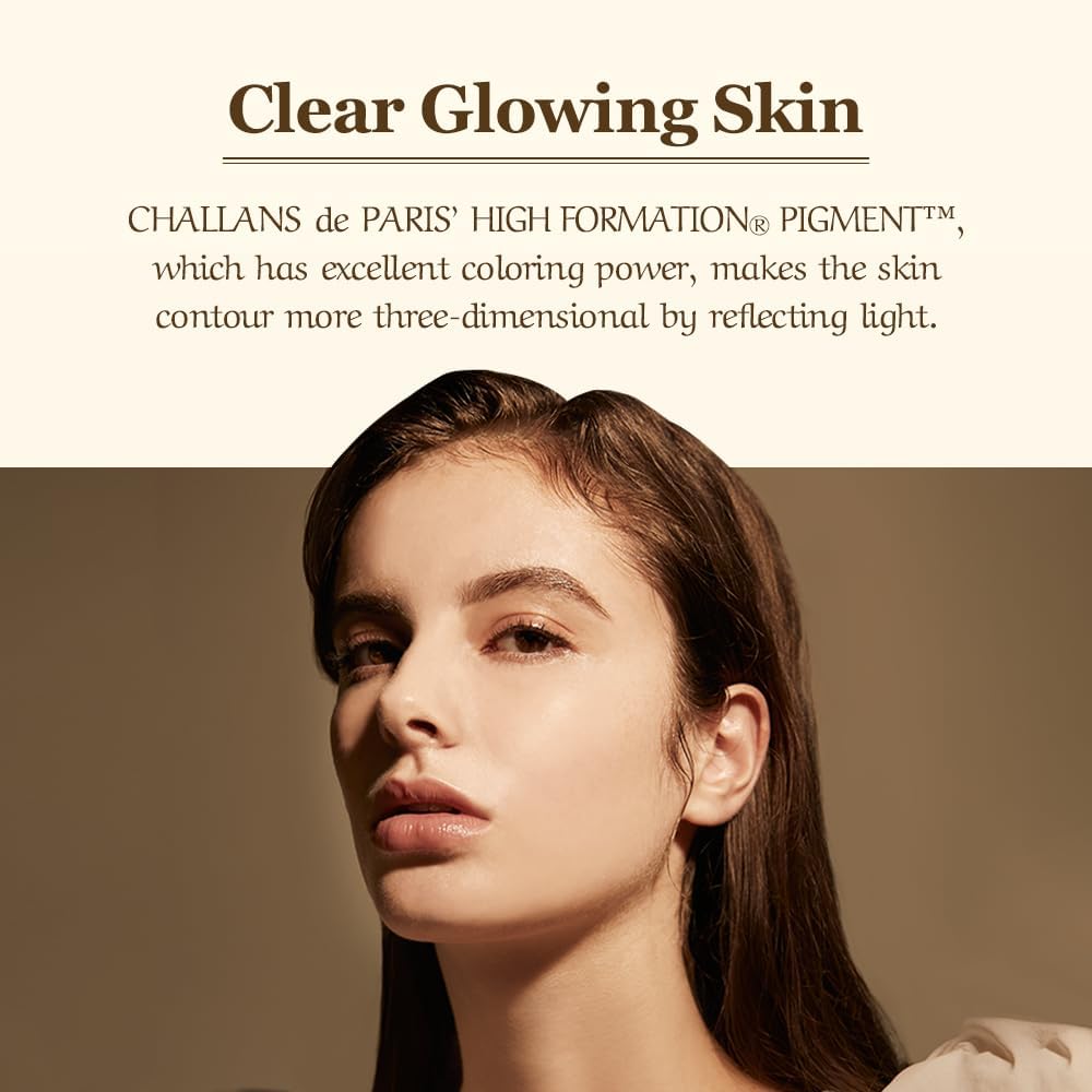 CHALLANS de PARIS Cushion LUMINÁRE complejo de confort cutáneo con hidratación suave.