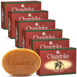 Chandrika jabón sandalo original: higiene diaria suave y aroma calmante