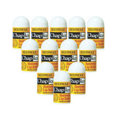 Chap-Ice balsamo labios mini, diseño compacto para uso diario y viaje.