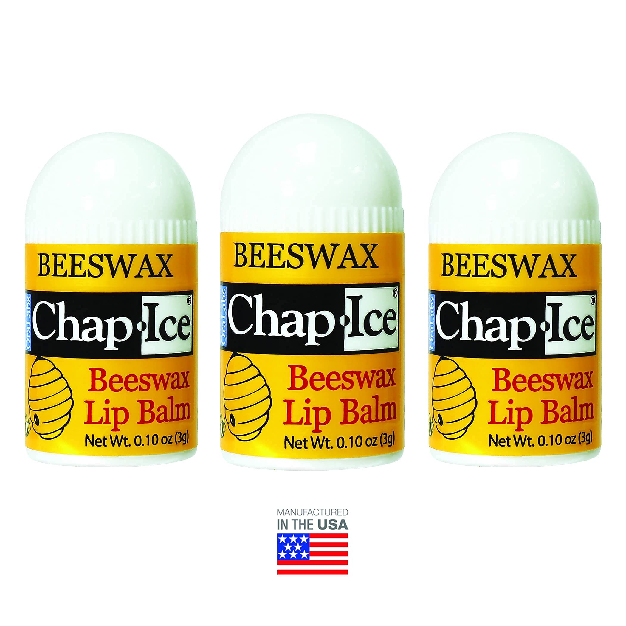 Chap-Ice balsamo labios mini con vitamina E para nutrición diaria.
