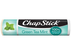 ChapStick 100% Natural Bálsamo Labial Té Verde y Menta, para labios hidratados en uso diario