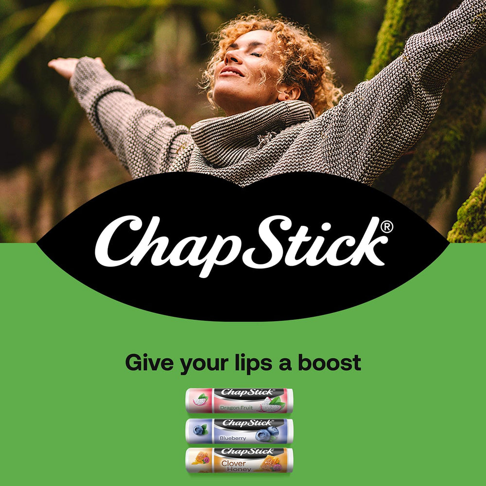 ChapStick bálsamo labial Arandano, hidratación rápida para labios secos.