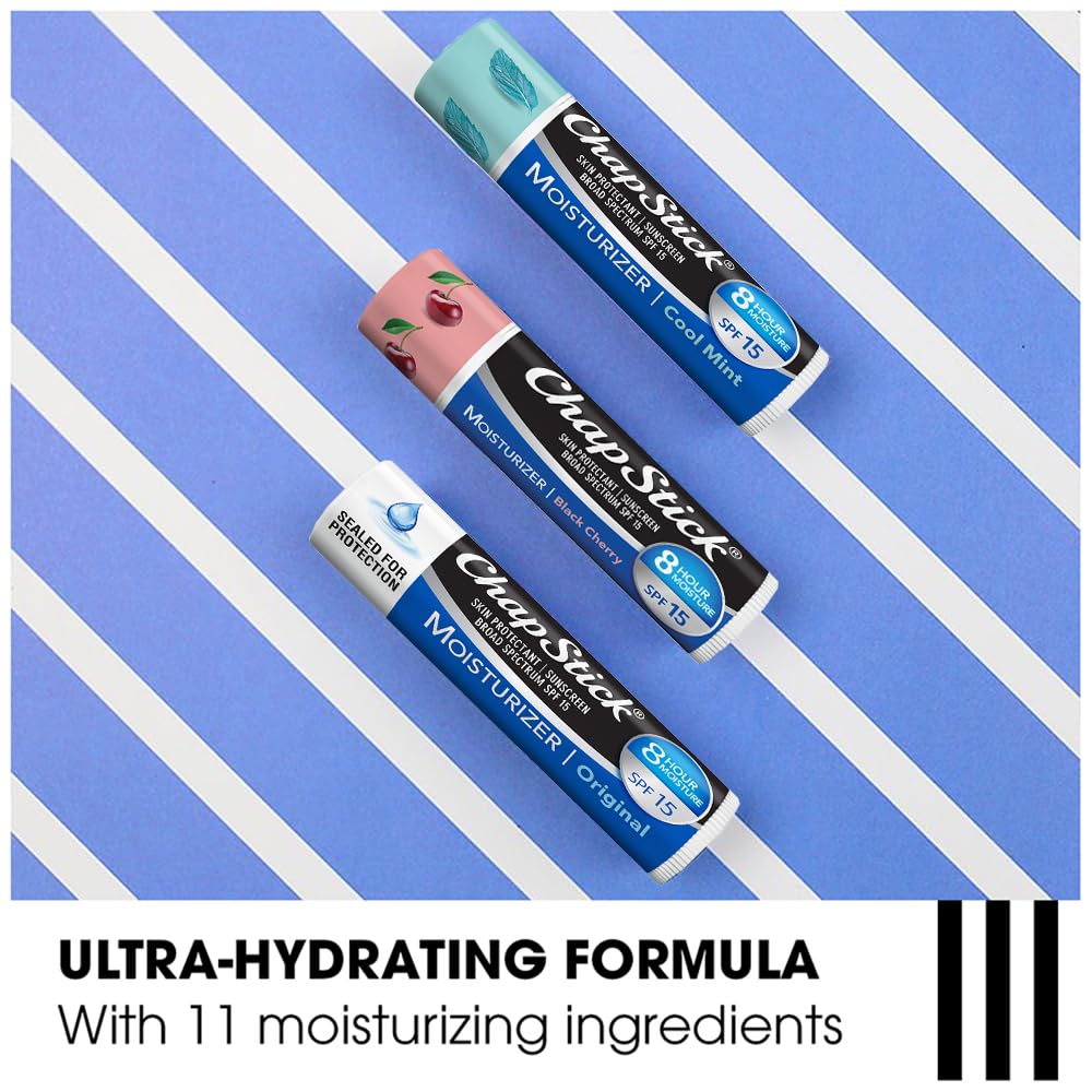 ChapStick 2-en-1 Original con SPF 15 para cuidado diario.