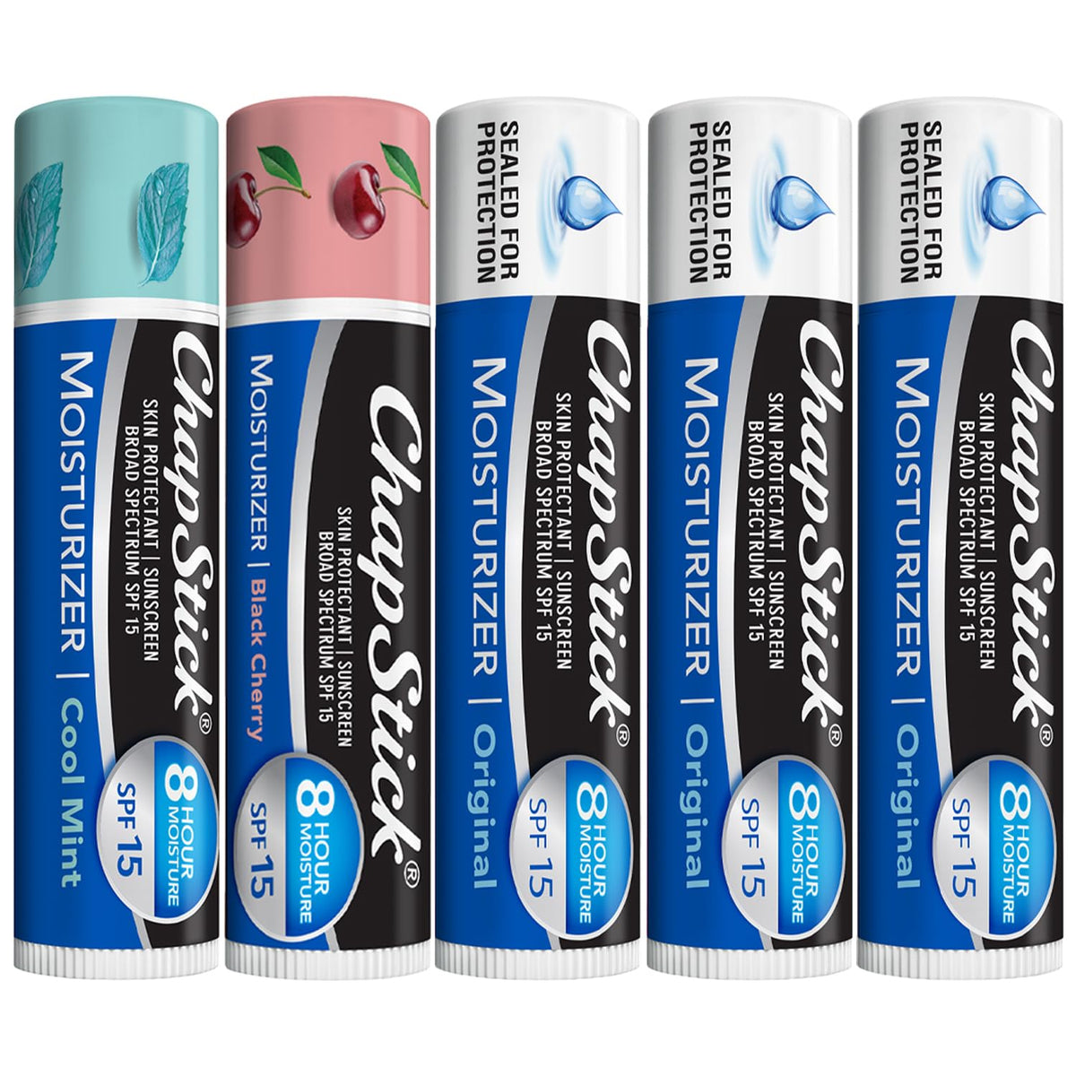 ChapStick Original en tubo brinda hidratación suave diaria.