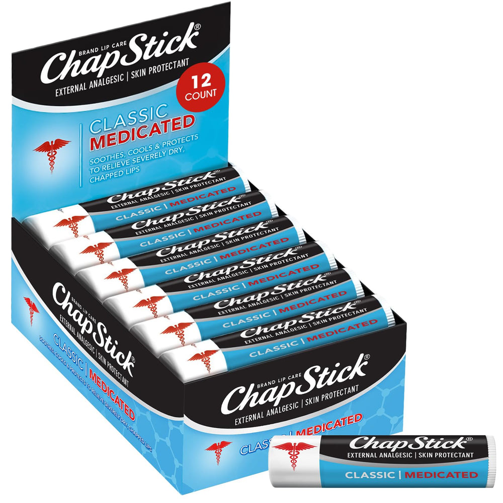 ChapStick Classic bálsamo labial medicado mentol: alivio refrescante para labios