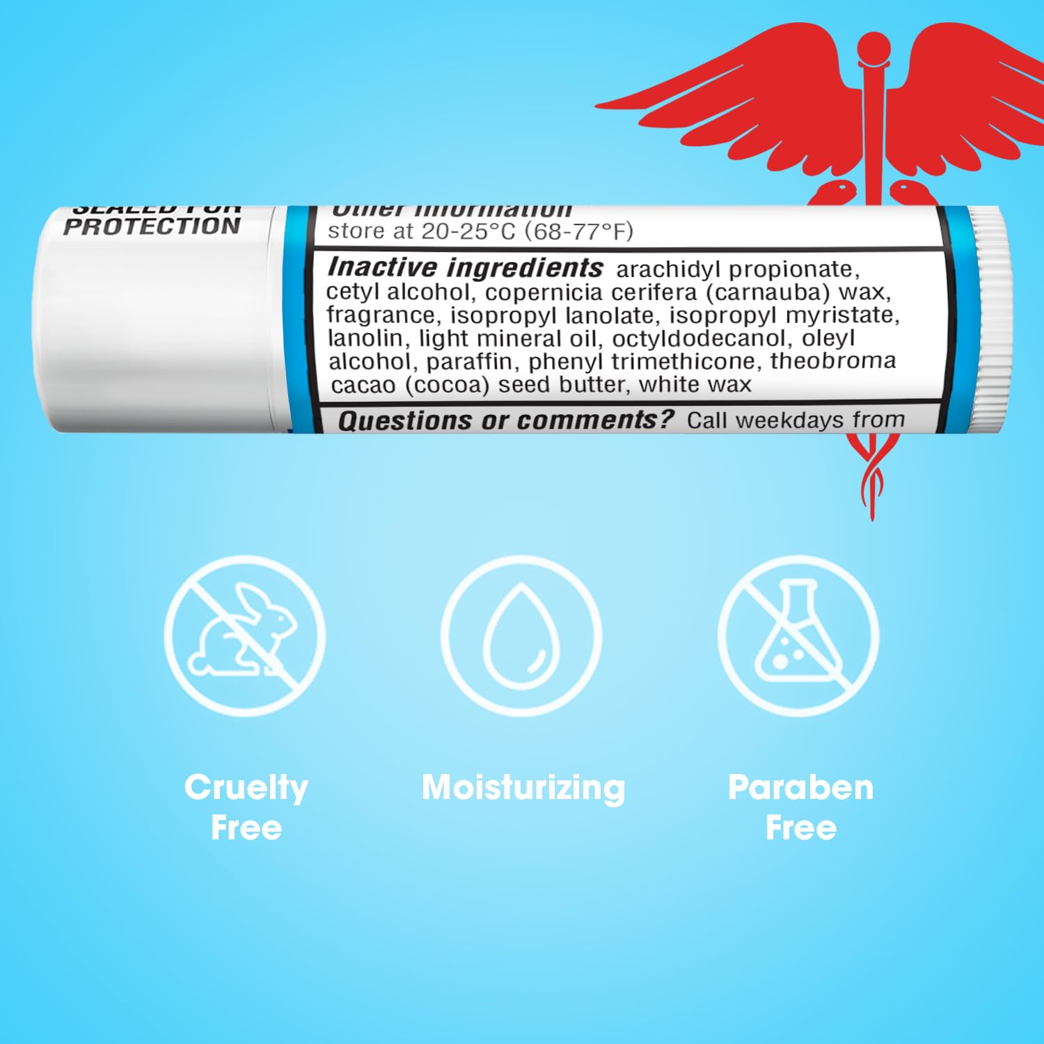 ChapStick Classic protección de la piel entre usos con fórmula medicada